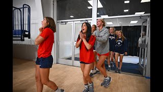 UConn Volleyball Team Reacts to New Facility [upl. by Kreiner]