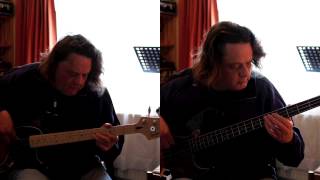 So What composed by Miles Davis performed on piccolo bass guitar and bass guitar cover [upl. by Kiah]