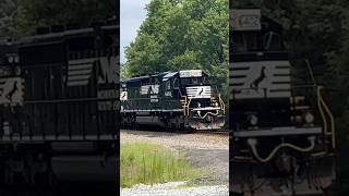 Rare NS SD403 Leads NS K87 norfolksouthern [upl. by Puklich]