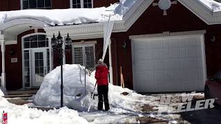 La pelle à toiture SnowPeeler assemblée par une fille de 15 ans [upl. by Noyahs]