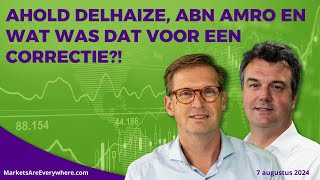 Ahold Delhaize ABN AMRO en wat was dat voor een correctie [upl. by Romola]