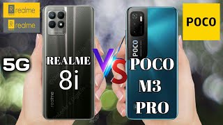 Realme 8i vs Poco M3 Pro Full Comparison  Realme 8i  Poco M3 Pro Unboxing [upl. by Conners]