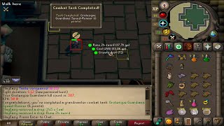 OSRS  Most Casual Grotesque Guardians SpeedRunner Kill Ever [upl. by Arualana]