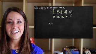 Finding a formula for the general term of the sequence an KristaKingMath [upl. by Sandberg77]