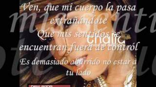 No Me Enseñasteletralyrics  THALIA [upl. by Learsiy]