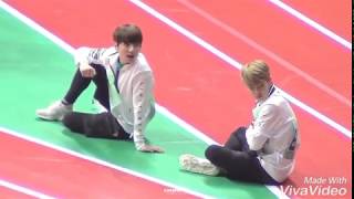 yuju gfriend amp jungkook bts moment isac 2016 [upl. by Airamesor]