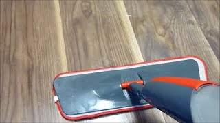 MICROFIBER SPRAY MOP WITH 360 SWIVEL HEAD MOP REVIEW AND DEMO [upl. by Asserrac62]