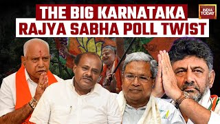 Rajya Sabha LIVE Rajya Sabha Election In Karnataka LIVE Karnataka Congress News Rajya Sabha Polls [upl. by Dannon]