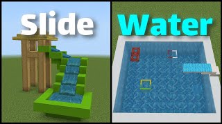 15 Summer Build hacks in Minecraft [upl. by Arhas]