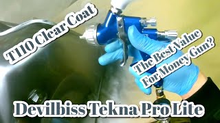 Devilbiss Tekna Pro Lite T110 For Clear Coat [upl. by Ylimme]