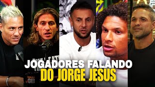 JOGADORES FALANDO DO JORGE JESUS ❤️‍🩹🖤❤️‍🩹🖤 [upl. by Eiramnna67]