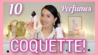 TOP 10 Perfumes coquetos  COQUETTE PERFUMES 💕🌸 [upl. by Ratib]