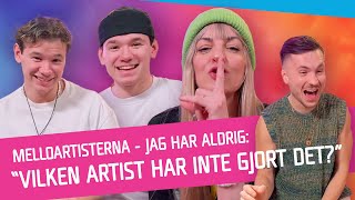 Melodifestivalen 2023 Melloartisterna spelar  JAG HAR ALDRIG… [upl. by Eenel]