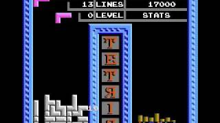 Tetris NES Gameplay [upl. by Zandra]