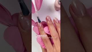 Soft Pink JimmyGel Overlay  Builder Gel in a Bottle Nail Tutorial  HEMA Free Soak Off Builder Gel [upl. by Caitrin]