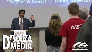 Professor INSTANTLY regrets battling DSouza over racism [upl. by Philender607]