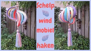 Haken ♥ Schelp windmobiel [upl. by Ayaj382]