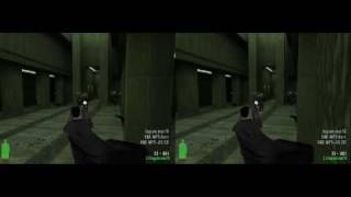 Max Payne  Matrix Lobby Shootout  Youtube 3D testvideo iz3d driver [upl. by Weir]