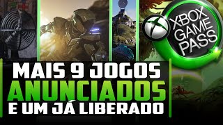 É MUITO JOGO LANÇAMENTO DISPONÍVEL e MAIS 8 JOGOS REVELADOS para o XBOX GAME PASS no XBOX e PC [upl. by Allerbag]