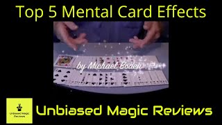 Top 5 Mental Card Effects of Michael Boden [upl. by Annasiul689]