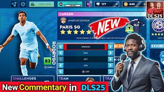 DLS25 ⚽ How to Change Commentary in Dream League Soccer  English to Spanish [upl. by Koy]