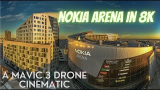 Nokia Arena in 8K Europes newest ice hockey stadium Tampere FinlandA Mavic 3 drone cinematic [upl. by Pretrice]