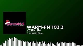 WARMFM 1033 York PA  Flip to Christmas Music 111524 [upl. by Ixel]