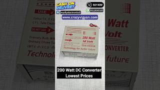 200 Watt DC to AC Converter at Lowest Price in India 😆😆shorts shortsfeed shortsvideo shortsviral [upl. by Aitel]