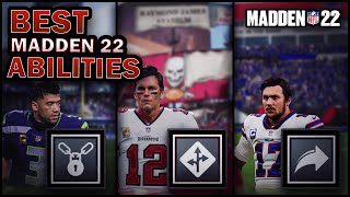 Best Abilities in Madden 22 [upl. by Annaegroeg]