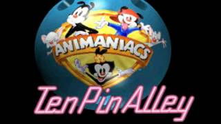 Animaniacs  Ten Pin Alley 1998 Psx USA Intro [upl. by Inalel]