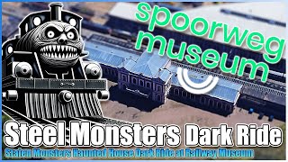 👻 Steel Monsters 🚂 TrainsBased Haunted House Dark Ride 🚃 Railway Museum 😵‍💫 Strange Weird Spoorweg [upl. by Tezzil]