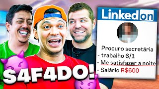 PERDERAM A NOÇÃO NAS VAGAS DE EMPREGO 🤣 ft Renato Albani amp Victor Sarro [upl. by Ynomrah39]