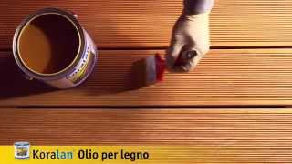 Koralan® Olio per legno  Kora® Holzschutz [upl. by Faxen397]