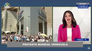 EnVivo  María Corina Machado le habla al pueblo venezolano desde masiva concentración en Caracas [upl. by Siekram694]