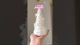 Christmas room decor idea🎄🤍 DIY Christmas tree✨ [upl. by Nahtnhoj751]