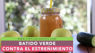 BATIDO CONTRA EL ESTREÑIMIENTO  Receta alta en fibra  Smoothie para el estreñimiento [upl. by Dang]