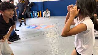 Girl vs Boy Jiu Jitsu and Girl Wins on 17112023 at GSF Academy [upl. by Cherilyn]