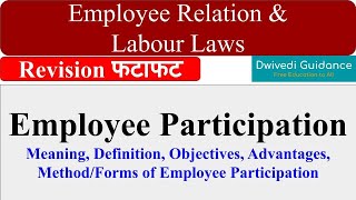 Employee Participation Objectives Advantages of Employee Participation Methods of Participation [upl. by Lasyrc]