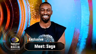 Meet Saga – BBNaija  Big Brother Shine Ya Eye  Africa Magic [upl. by Ainigriv]