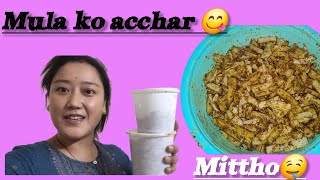 Mula ko acchar😋Army guest room ma lukera banako 🤫🫣seema Rai vlogs [upl. by Marne572]