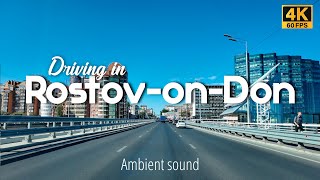 Driving in RostovonDon from Voroshilovskiy avenue to Koroleva avenue  Russia 4k 60 fps [upl. by Beane]