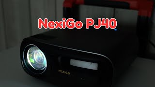 NexiGo PJ40 Gen 3 Native 1080p Projector Review [upl. by Koziarz]