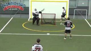 Indoor Lacrosse Goaltending Technique and Drills [upl. by Eresed204]