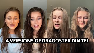 4 versions of Dragstea Din Tei  TikTok covers by EMMY [upl. by Athenian]