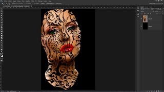 Tutoriel Photoshop  Vectoriser un Visage [upl. by Panther]