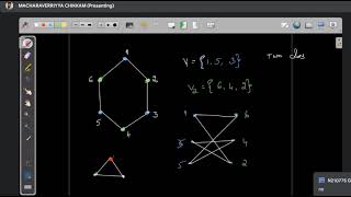 Lecture2 Bipartite and Complete bipartite graphs Km n [upl. by Navac]