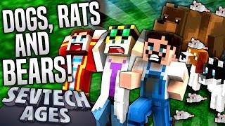 Minecraft  DOGS RATS AND BEARS  SevTech Ages 7 [upl. by Verlie]