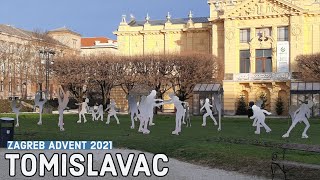 Zagreb Advent 2021  Klizalište na Tomislavcu [upl. by Aneem]