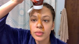 I Put Honey on My Face Everyday for a Month [upl. by Crosby338]