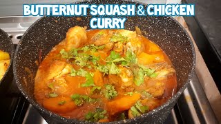 Butternut Squash with Chicken Curry [upl. by Nelleh]